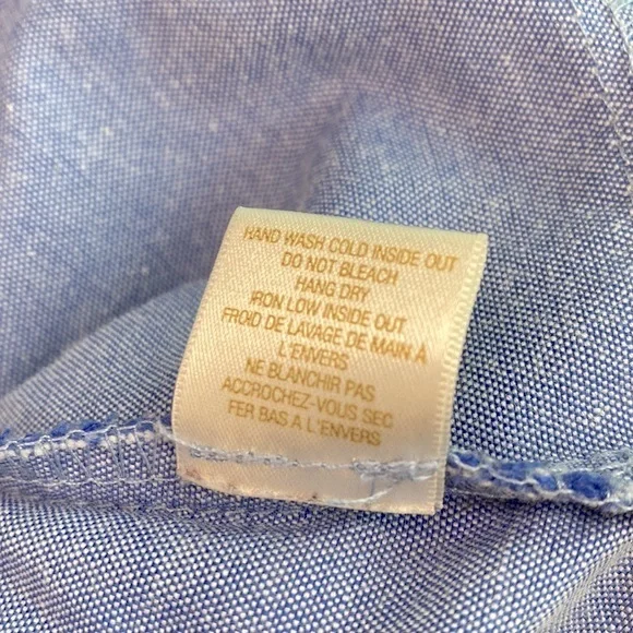 Eloise | Embroidered + Hooded Jean Dress w|pockets - Picture 8 of 11